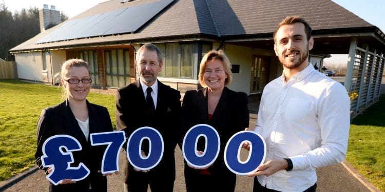 CLIC Sargent welcomes £7,000 donation