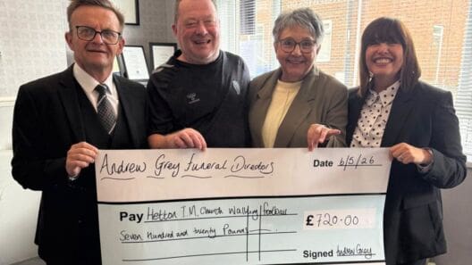 Andrew Grey Funeral Directors funds two local community groups