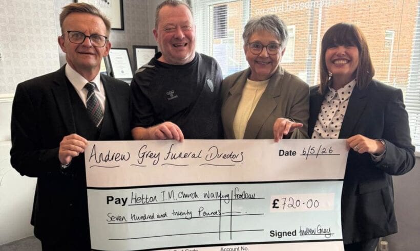 Andrew Grey Funeral Directors funds two local community groups