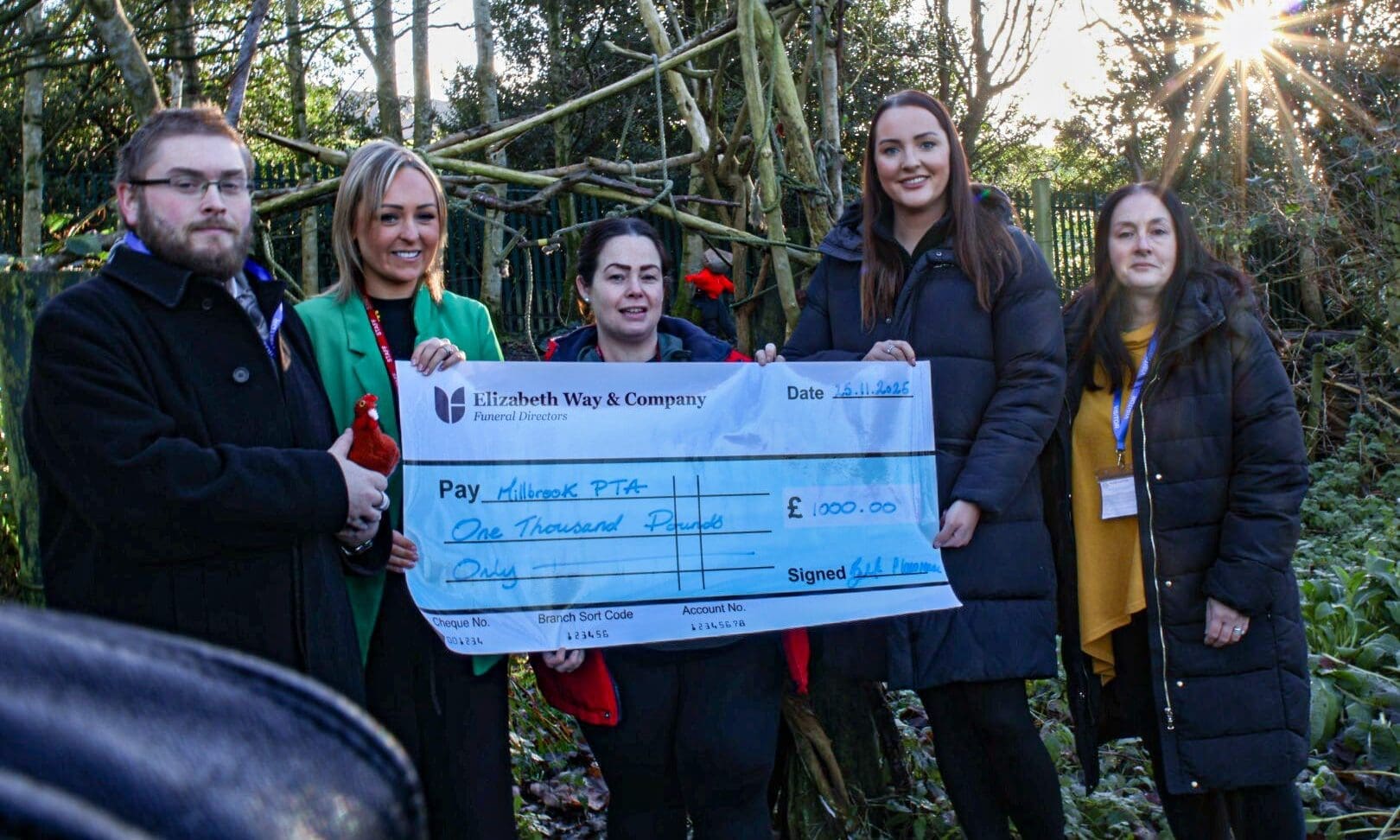 Funeral Partners donates £1k to Millbrook school garden project