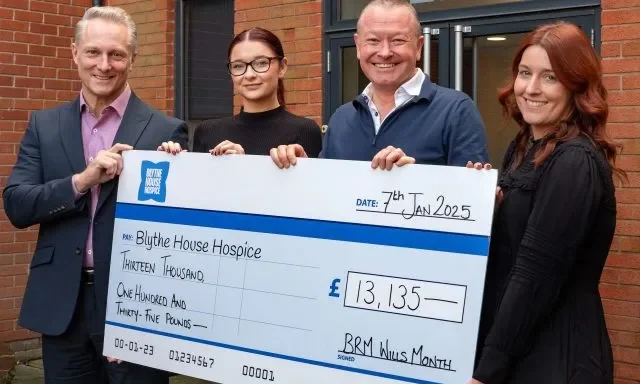BRM Law’s Will writing services raise £13k for Blythe House Hospice