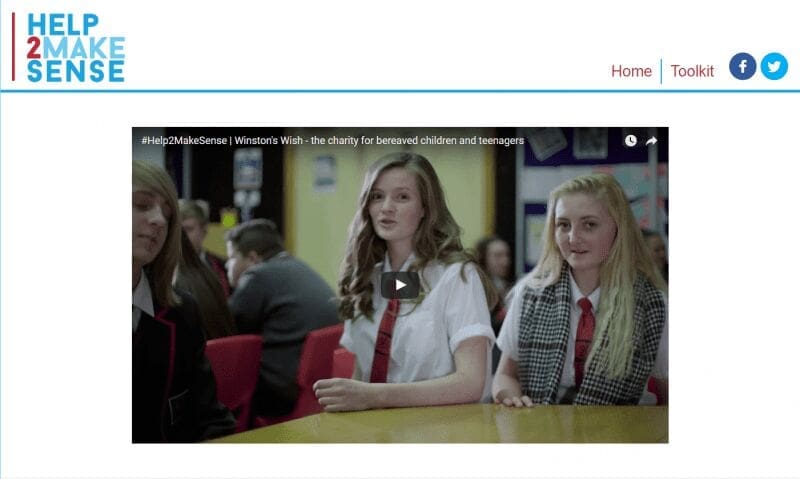 New online tool for young bereaved people launched