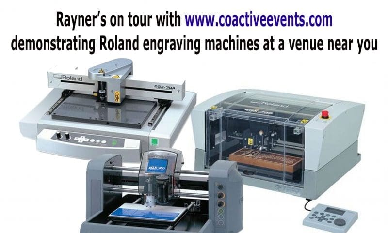 Rayner’s tour demonstrates engraving machines