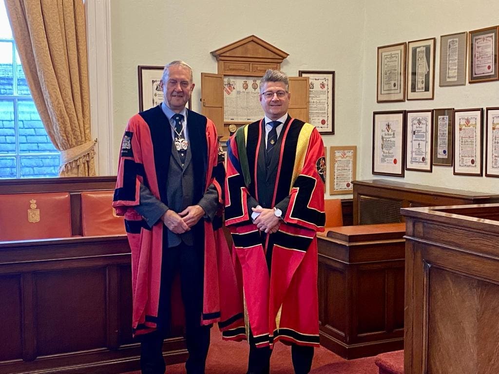 Funeral home manager becomes warden at ancient guild 