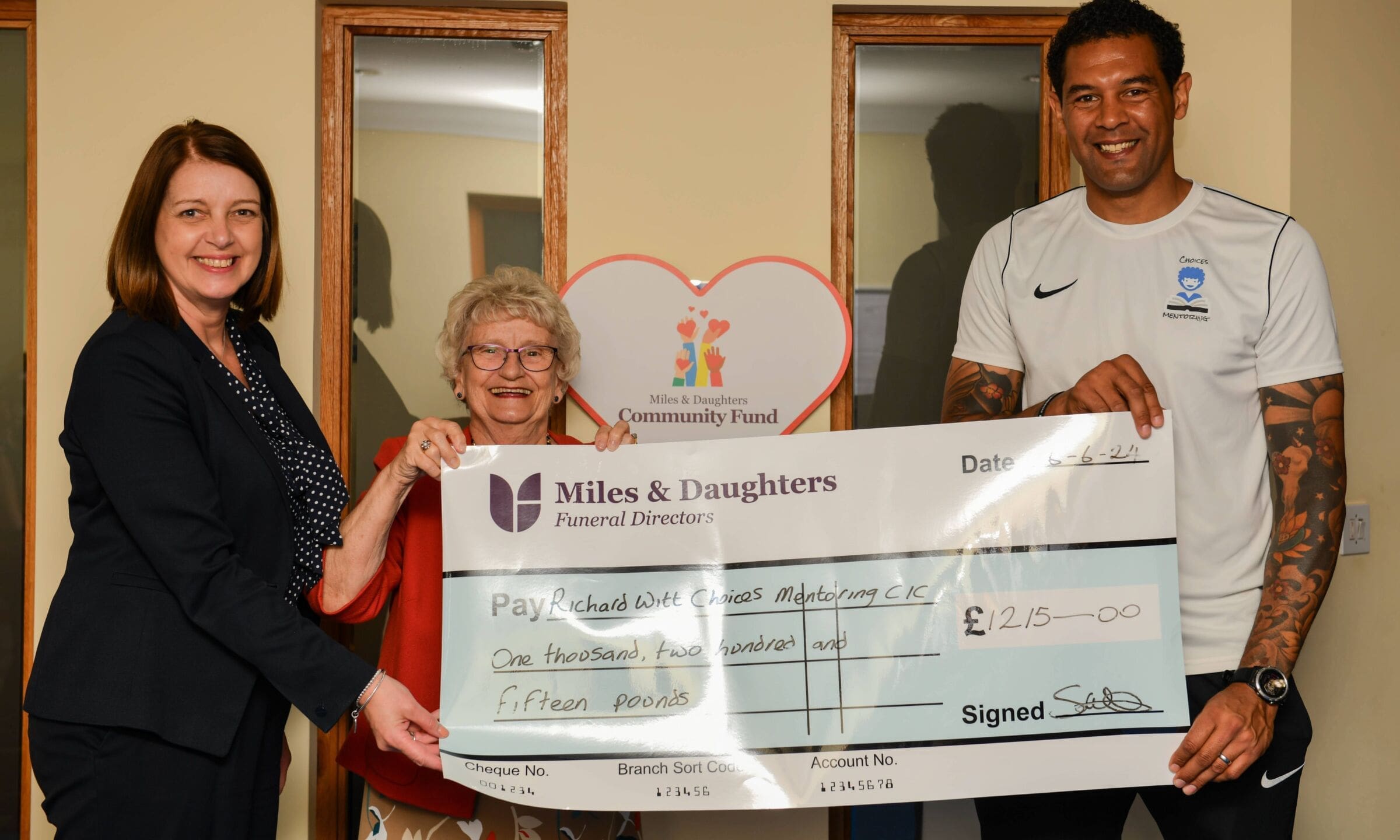 Miles and Daughters distributes £7k among Reading charities