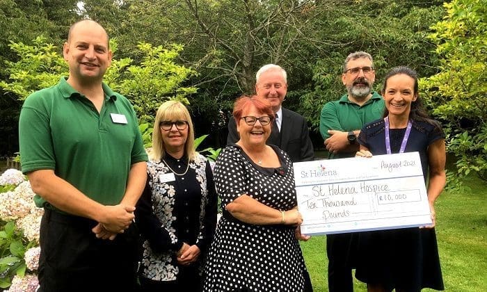 Colchester Crematorium raises £10,000 for St Helena Hospice