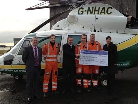 FDs raise funds for air ambulance