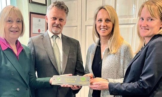 Leverton and Sons wins gold Greener Globe Funeral Standard award
