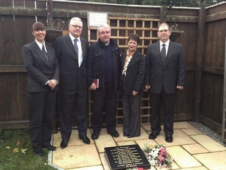 Memorial garden for Middlesbrough