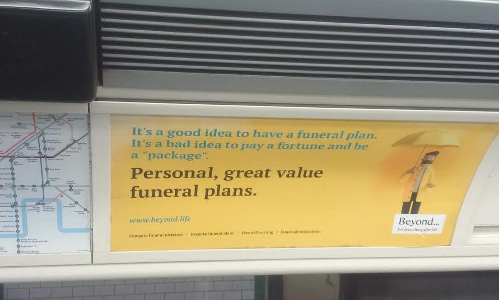 Death for sale: advertising funeral services